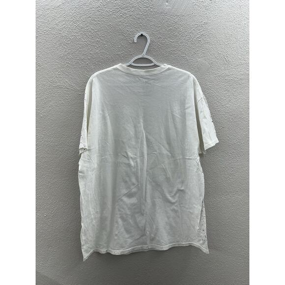 Warner Bros Looney Tunes Short Sleeve TShirt Size XL Retro Rasta Black Splatter - Picture 5 of 9